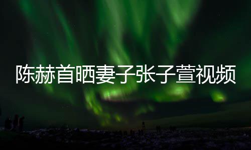 萱视频 同吃美食首晒深夜张子陈赫妻子